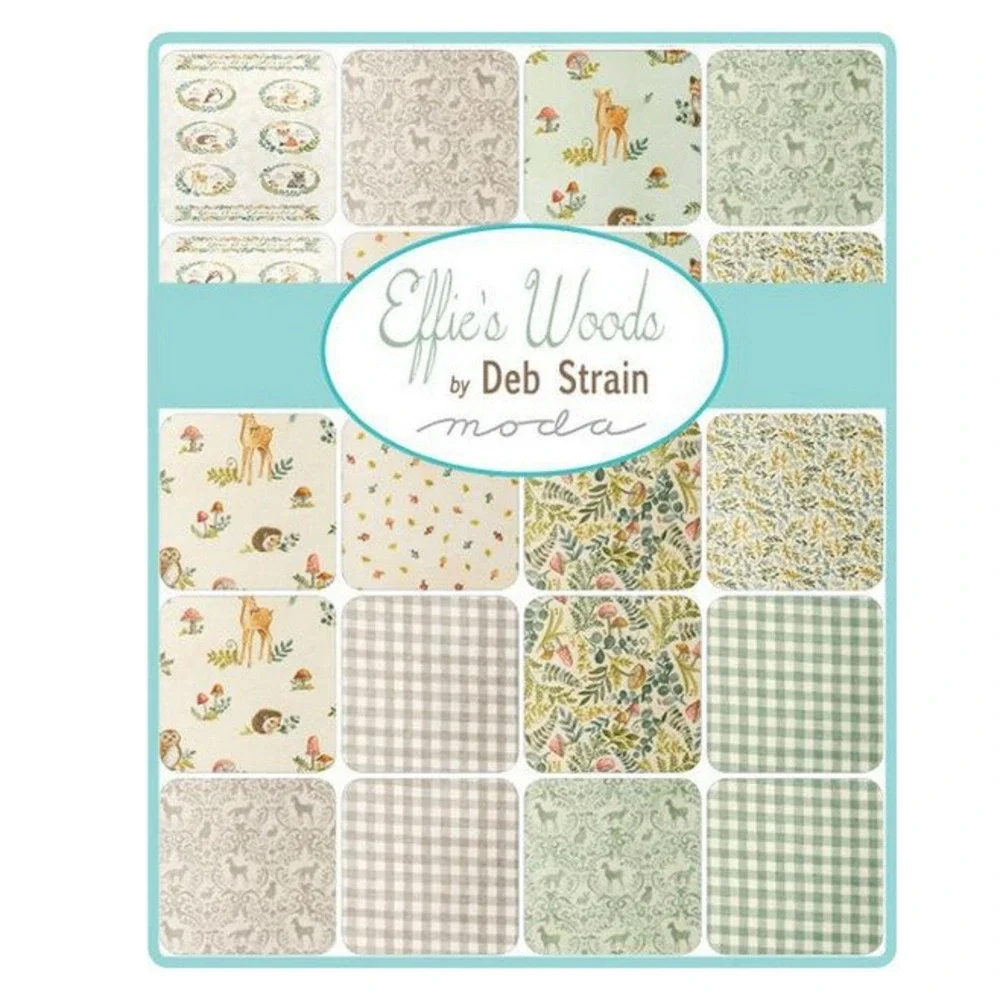 Moda Effies Woods Layer Cake‎ Deb Strain 10 Inch Squares Woodland Fabric 56010LC
